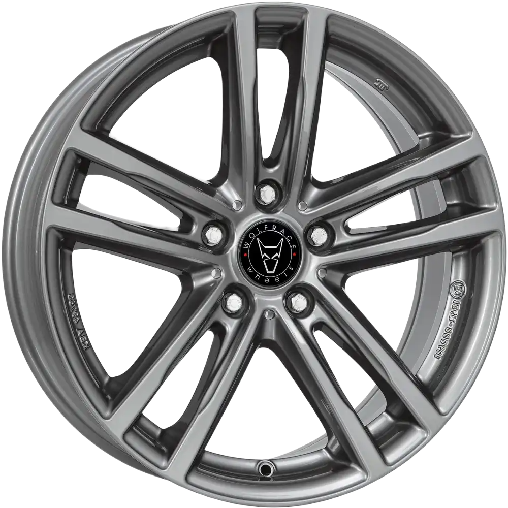 8.5x18 Wolfrace Eurosport TUV X10 Metal Grey