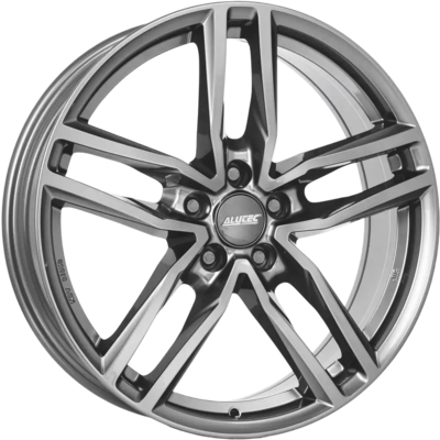 Alutec Ikenu Graphite Polished Alloy Wheels