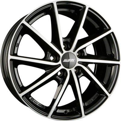 Alutec Singa Diamond Black Polished Alloy Wheels