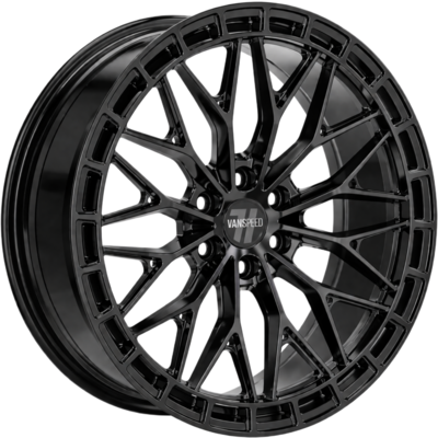Wolfrace Vanspeed Bayern V7 Gloss Raven Black Alloy Wheels