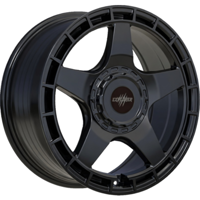 Wolfrace Explorer Black Wolf Two Matt Black Alloy Wheels