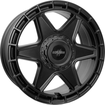 Wolfrace Explorer Black Wolf Three Matt Black Alloy Wheels