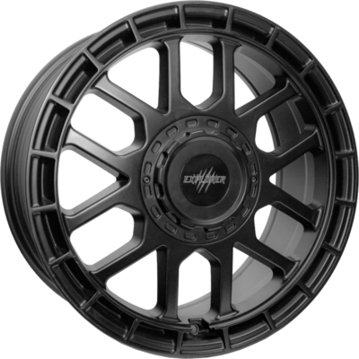 Wolfrace Explorer Black Wolf Four Matt Black Alloy Wheels