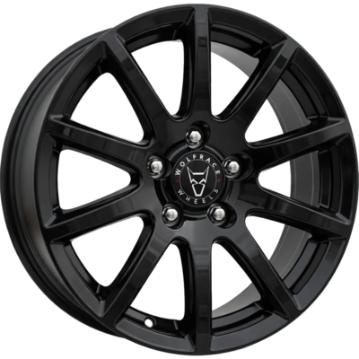 Wolfrace Eurosport TUV Milano Diamond Black Alloy Wheels
