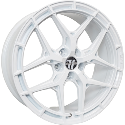8.5x20 Wolfrace Vanspeed Phantom Ghost White Alloy Wheels