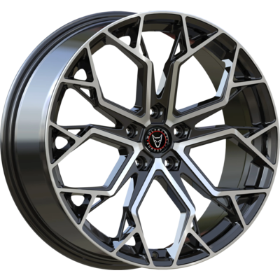 Wolfrace Eurosport Roadstar Gloss Black Polished Alloy Wheels