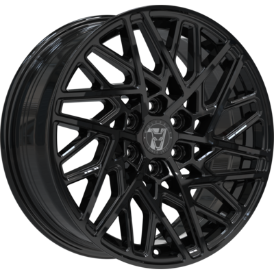 Wolfrace 71 Sonic GT6 Gloss Raven Black Alloy Wheels