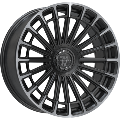 Wolfrace 71 Turismo GTR Allroad Gloss Raven Black Polished Alloy Wheels