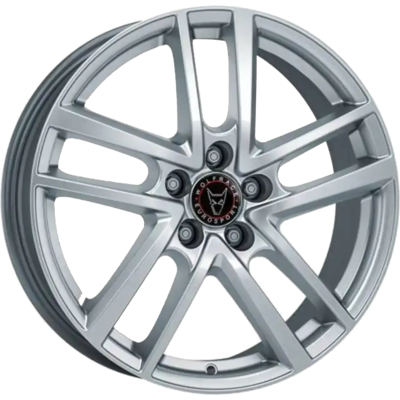 Wolfrace Eurosport TUV Astorga Polar Silver Alloy Wheels