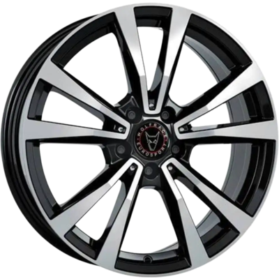 Wolfrace Eurosport TUV M12 Diamond Black Polished Alloy Wheels