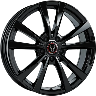 Wolfrace Eurosport TUV M12 Diamond Black Alloy Wheels