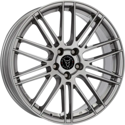 Wolfrace Eurosport TUV Kibox Metal Grey Alloy Wheels