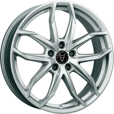 Wolfrace Eurosport TUV Lucca Polar Silver Alloy Wheels