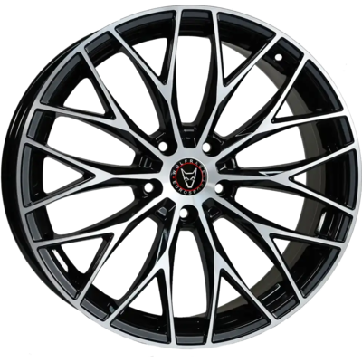 Wolfrace Eurosport Wolfsburg Gloss Black Polished Alloy Wheels