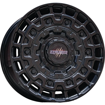 Wolfrace Explorer Wolverine Gloss Black Alloy Wheels